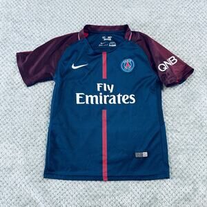Nike Fly Emirates Neymar Soccer Jersey Paris Dri-Fit 10 Kids 24 QNB Youth M